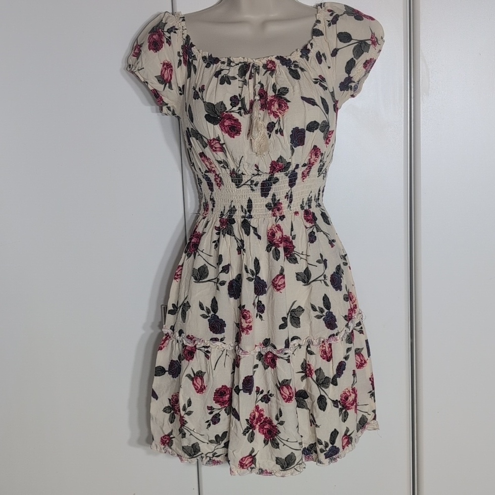 J. For Justify Floral Off-Shoulder Dress Size Small